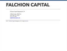 Tablet Screenshot of falchioncapital.com
